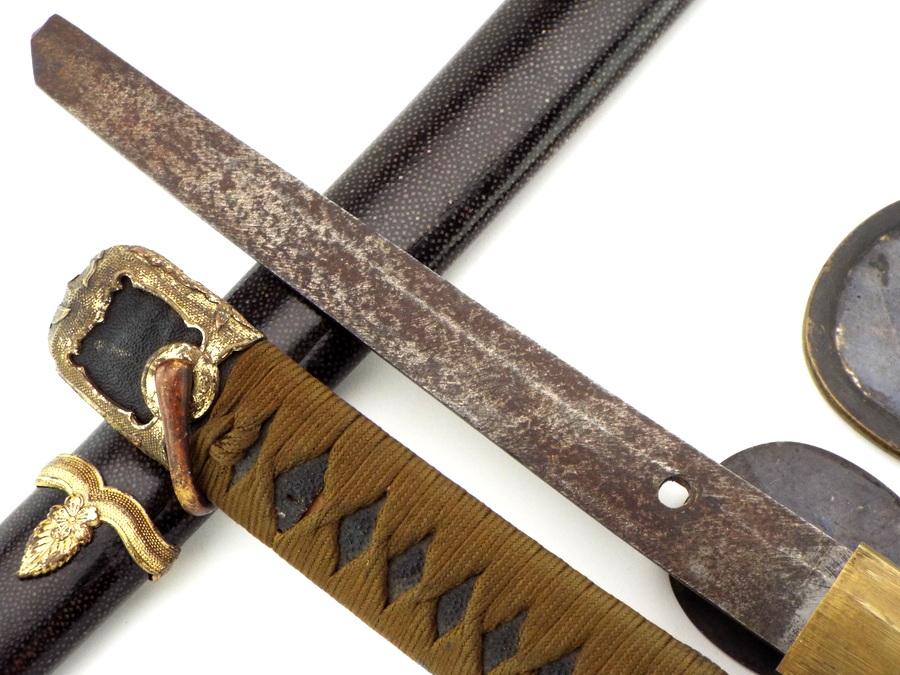 Imperial Japanese Wwii Navy Kai Gunto Katana Naval Sword Signed Samurai Blade