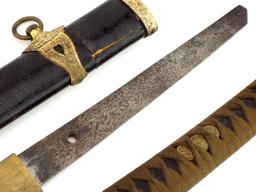 Imperial Japanese Wwii Navy Kai Gunto Katana Naval Sword Signed Samurai Blade