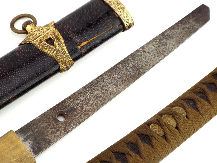 Imperial Japanese Wwii Navy Kai Gunto Katana Naval Sword Signed Samurai Blade