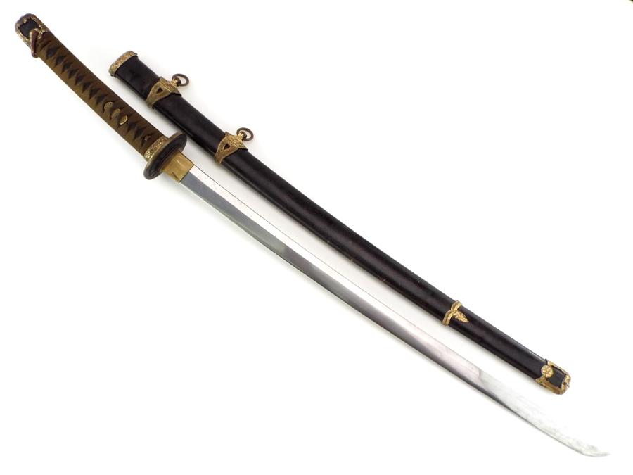 Imperial Japanese Wwii Navy Kai Gunto Katana Naval Sword Signed Samurai Blade