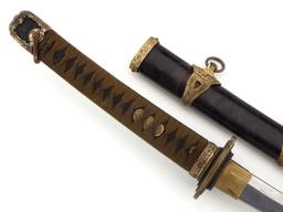 Imperial Japanese Wwii Navy Kai Gunto Katana Naval Sword Signed Samurai Blade