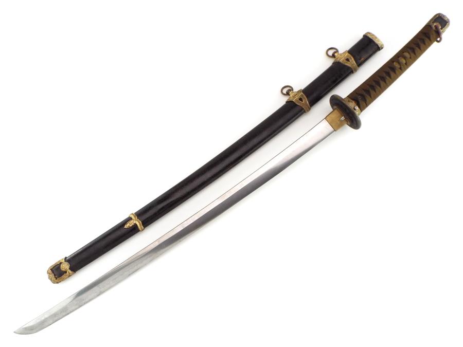 Imperial Japanese Wwii Navy Kai Gunto Katana Naval Sword Signed Samurai Blade