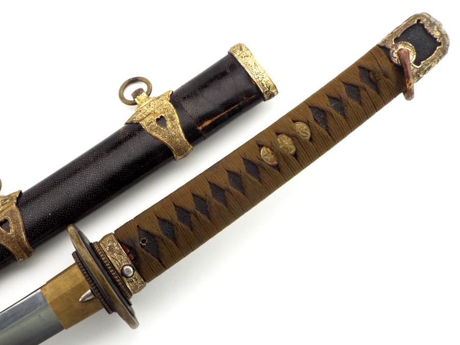 Imperial Japanese Wwii Navy Kai Gunto Katana Naval Sword Signed Samurai Blade