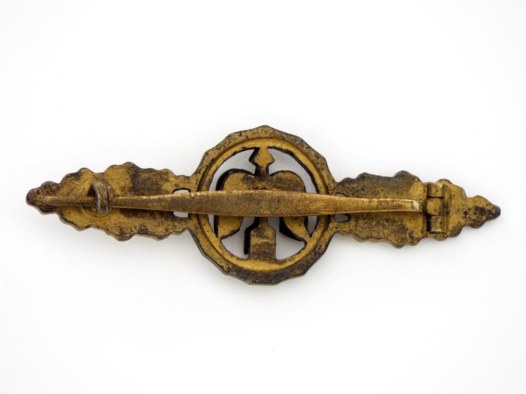 German Wwii Luftwaffe Night Fighter Clasp In Gold