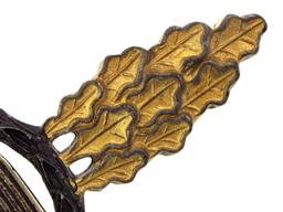 German Wwii Luftwaffe Night Fighter Clasp In Gold