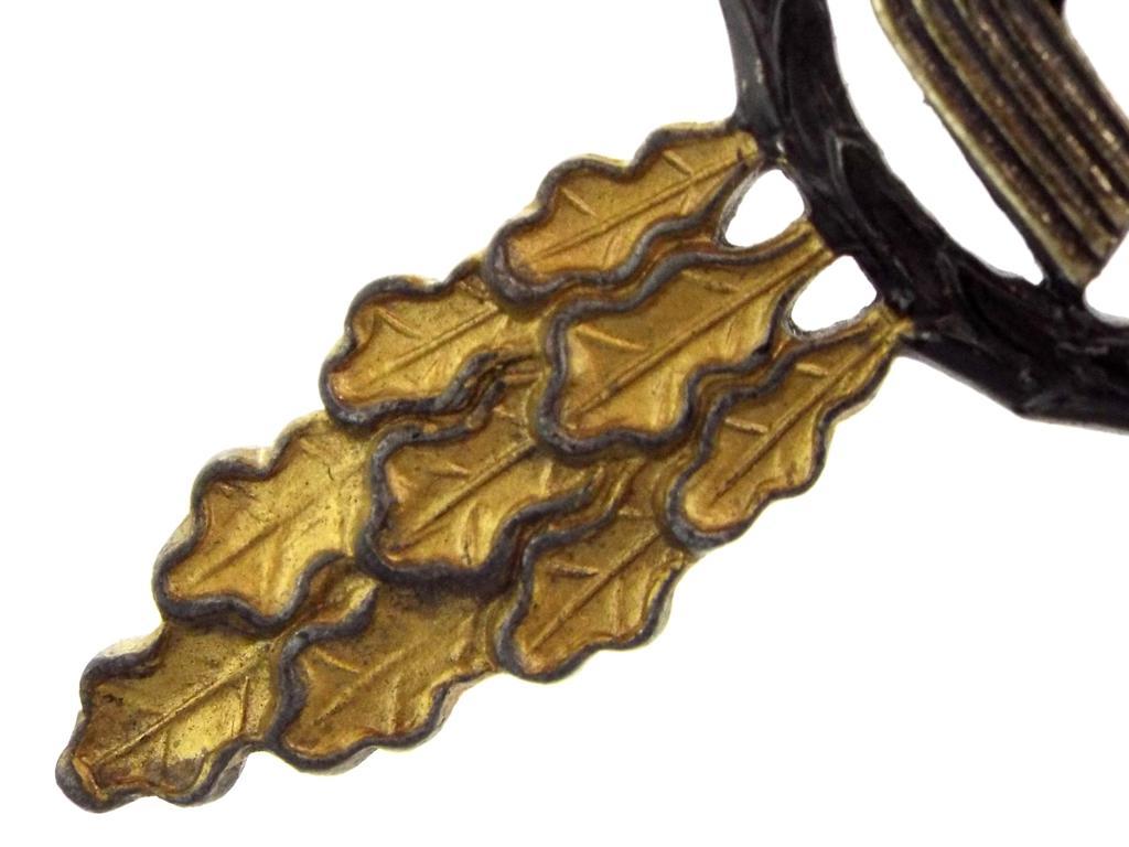 German Wwii Luftwaffe Night Fighter Clasp In Gold