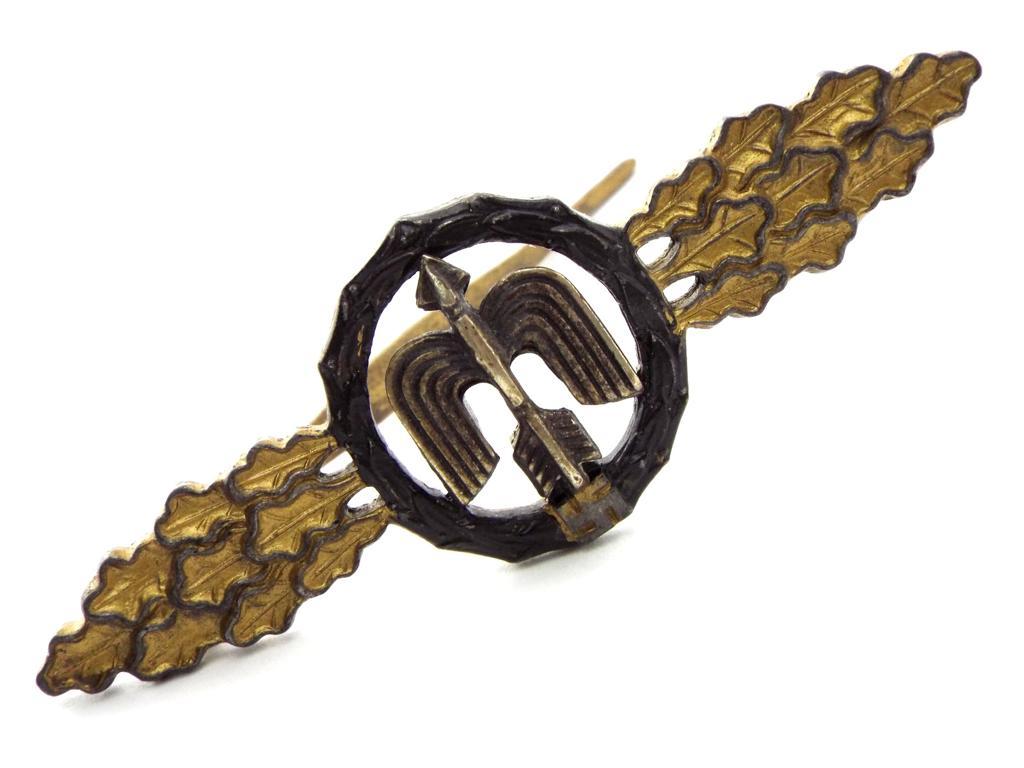German Wwii Luftwaffe Night Fighter Clasp In Gold