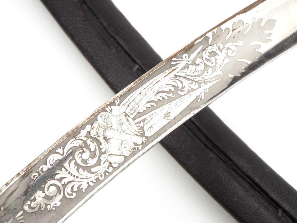 State Of The Art British Hussar Regiment Generalâ€™s Or Top Diplomat Mameluke Sabre With Gilt Chisel