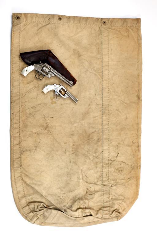 Whaling Captain Albert Shermans 2 Engraved Smith & Wesson .44 Double Action And .38 Safety Revolvers