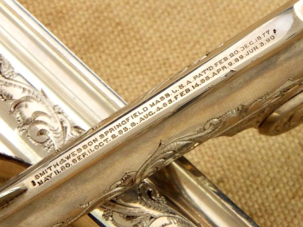 Whaling Captain Albert Shermans 2 Engraved Smith & Wesson .44 Double Action And .38 Safety Revolvers