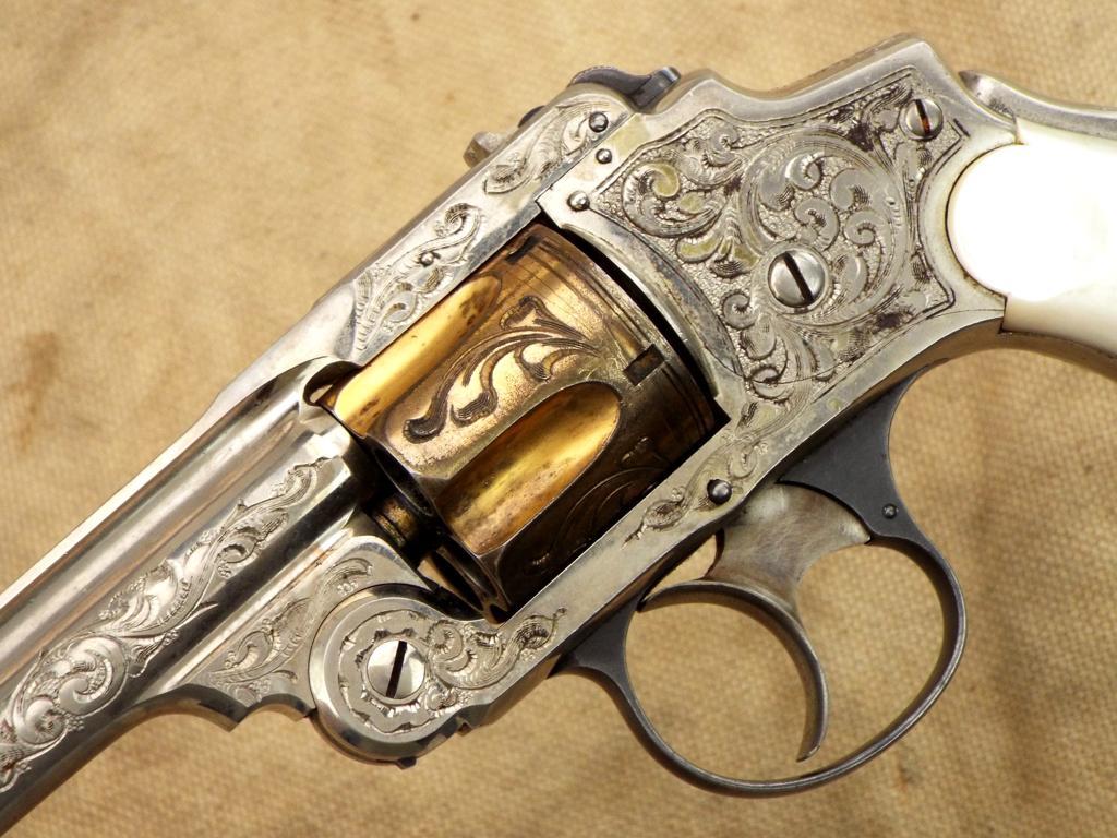 Whaling Captain Albert Shermans 2 Engraved Smith & Wesson .44 Double Action And .38 Safety Revolvers