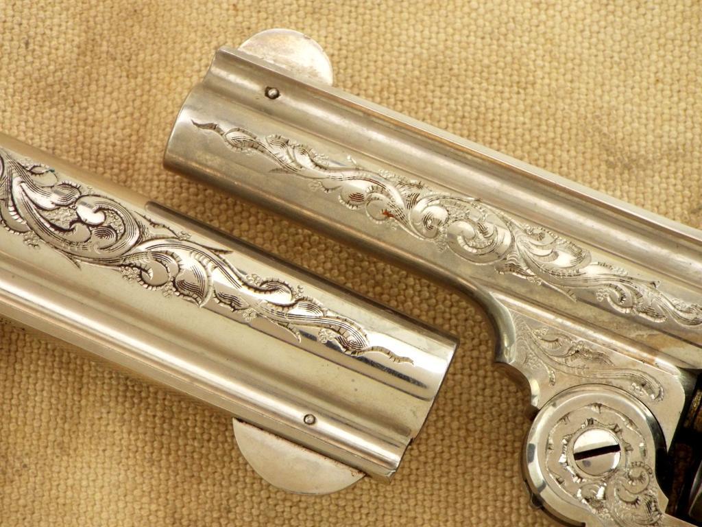 Whaling Captain Albert Shermans 2 Engraved Smith & Wesson .44 Double Action And .38 Safety Revolvers