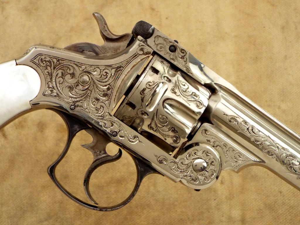 Whaling Captain Albert Shermans 2 Engraved Smith & Wesson .44 Double Action And .38 Safety Revolvers