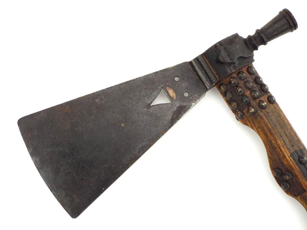 Massive Native American Presentation To Chief Redfeather Pipe Tomahawk