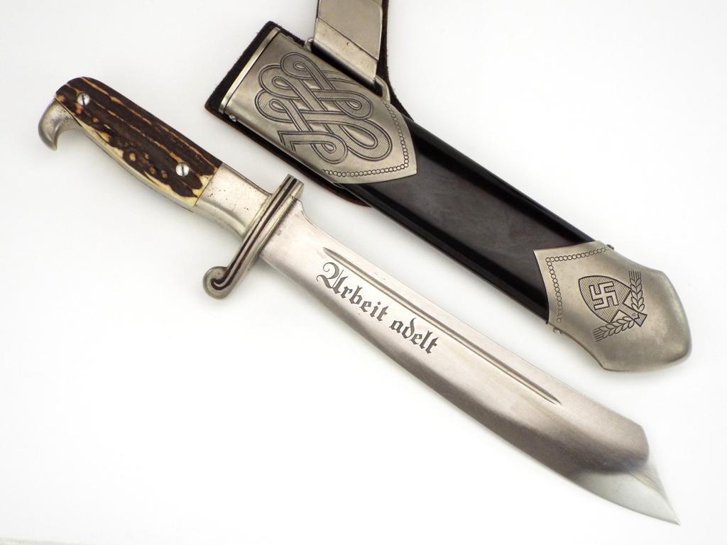 Mint German Wwii Rad Hewer With Hanger By Eickhorn Solingen