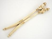 Super Rare 18th Or 19th C. Very Fine Hand Carved French Glove Stretchers