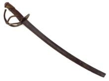 American Civil War Confederate Cavalry Sword With Broken Blade