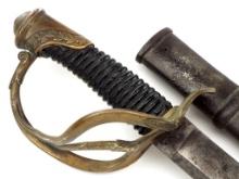 Rare American Civil War Model 1860 Ames Cavalry Officers Sword