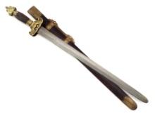 Very RARE Antique Chinese JIAN DAMASCUS Sword