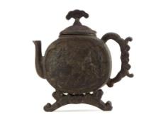 Antique Japanese Bronze Teapot