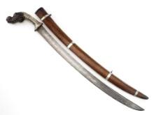 Antique Palembang Silver Mounted Pedang Sword
