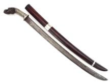 Antique Palembang Silver Mounted Pedang Sword