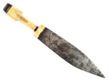 Very Nice Antique African Sudanese Islamic Arabic Tribal Fighting Knife Dagger.