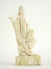 Antique Chinese Carved FINE Figure Of A Standing Deity
