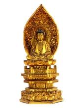 Antique Japanese Gold Lacquer Buddhist Altar