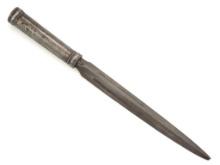 Rare Antique Indian Islamic Mogul Warrior Armor Piercing Spear, Possibly Wootz.