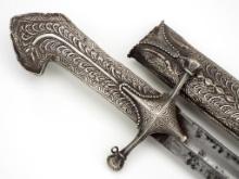 Superb Quality Antique 18th C. Silver Ottoman Islamic Sword Shamshir