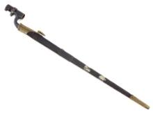 American Civil War Bayonet in Scabbard.