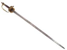 British M1796 Infantry Officer's Sword. As Carried In Both The Napoleonic And American 1812 Wars