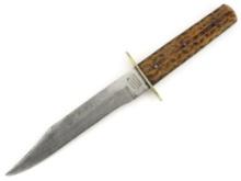 Antique English Bowie Knife By JOSEPH ALLEN SHEFFIELD NON XLL