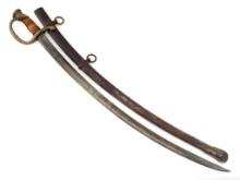 19th C. French Artillery Officers Battle Sword