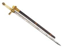 American Civil War era Model 1850 US Militia Officer's Sword