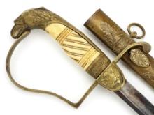 American Civil War era Eagle Pommel Officer Sword