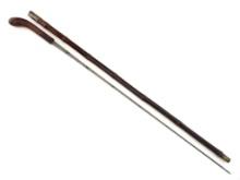 RARE BAMBOO Antique Walking Sword Cane