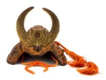 Japanese Samurai Cast Iron MINIATURE Helmet Kabuto