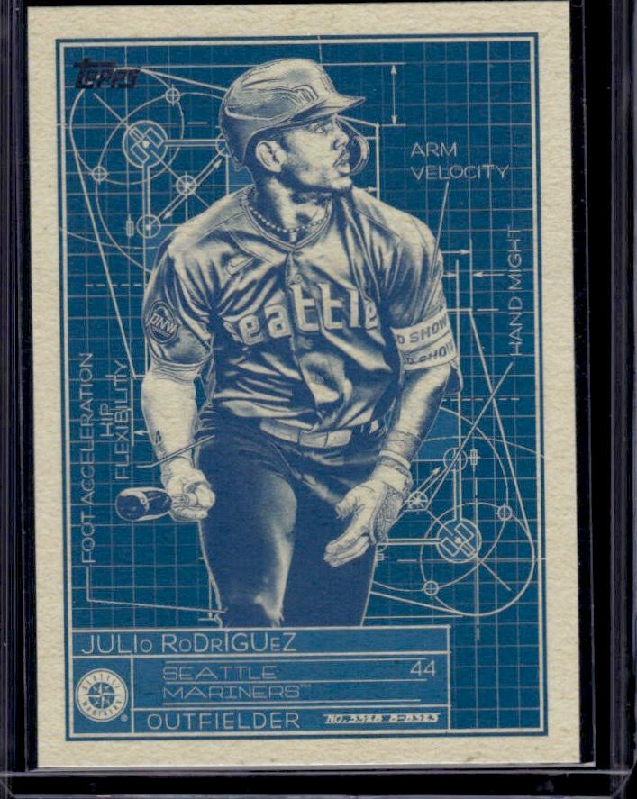 Julio Rodriguez 2024 Topps Blueprints Insert #SB-6