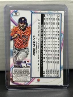 Jose Altuve 2023 Topps Chrome Cosmic #10