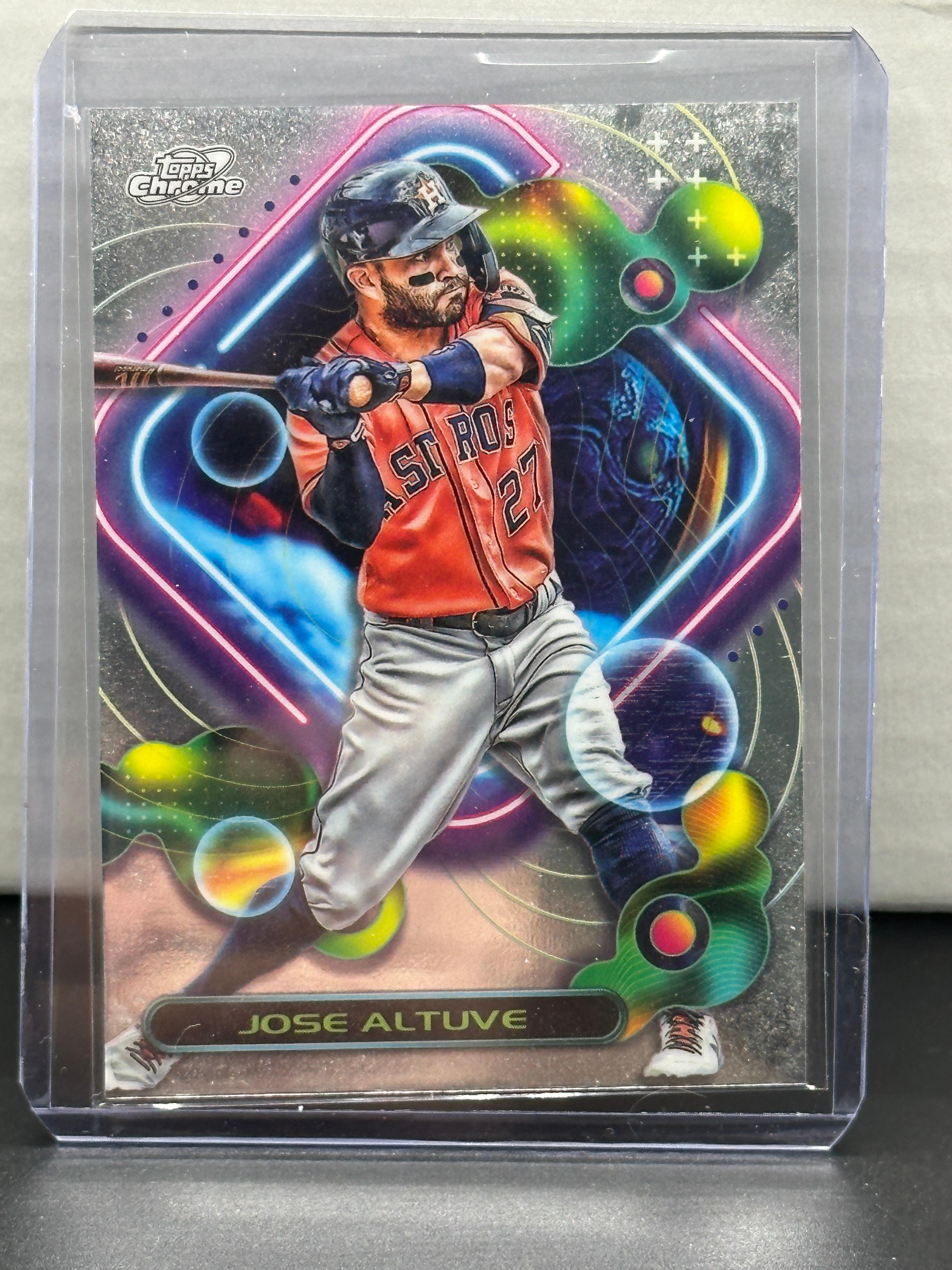 Jose Altuve 2023 Topps Chrome Cosmic #10