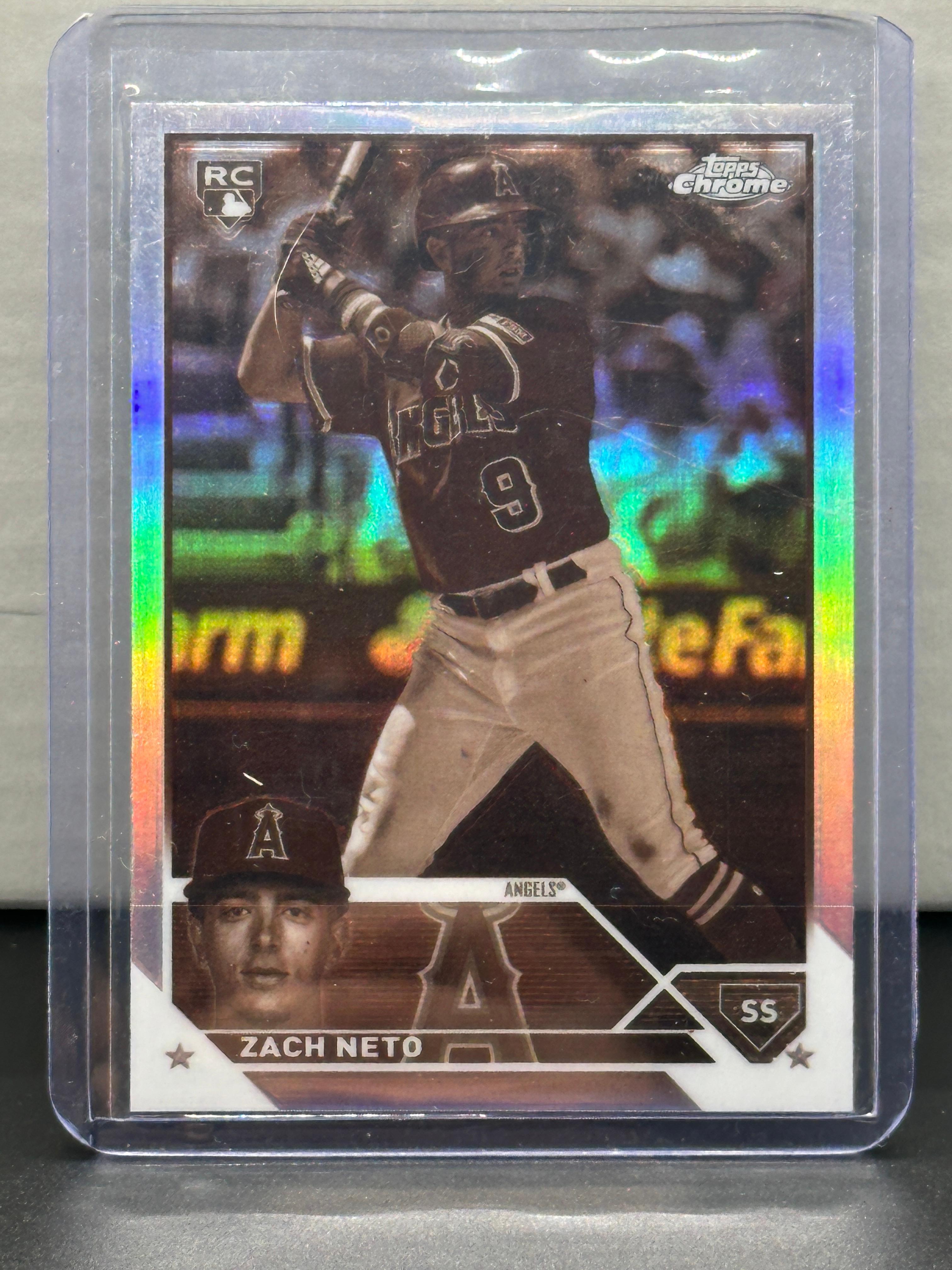 Zach Neto 2023 Topps Chrome Sepia Refractor RC Rookie #USC34