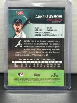 Dansby Swanson 2022 Topps Stadium Club Chrome #169