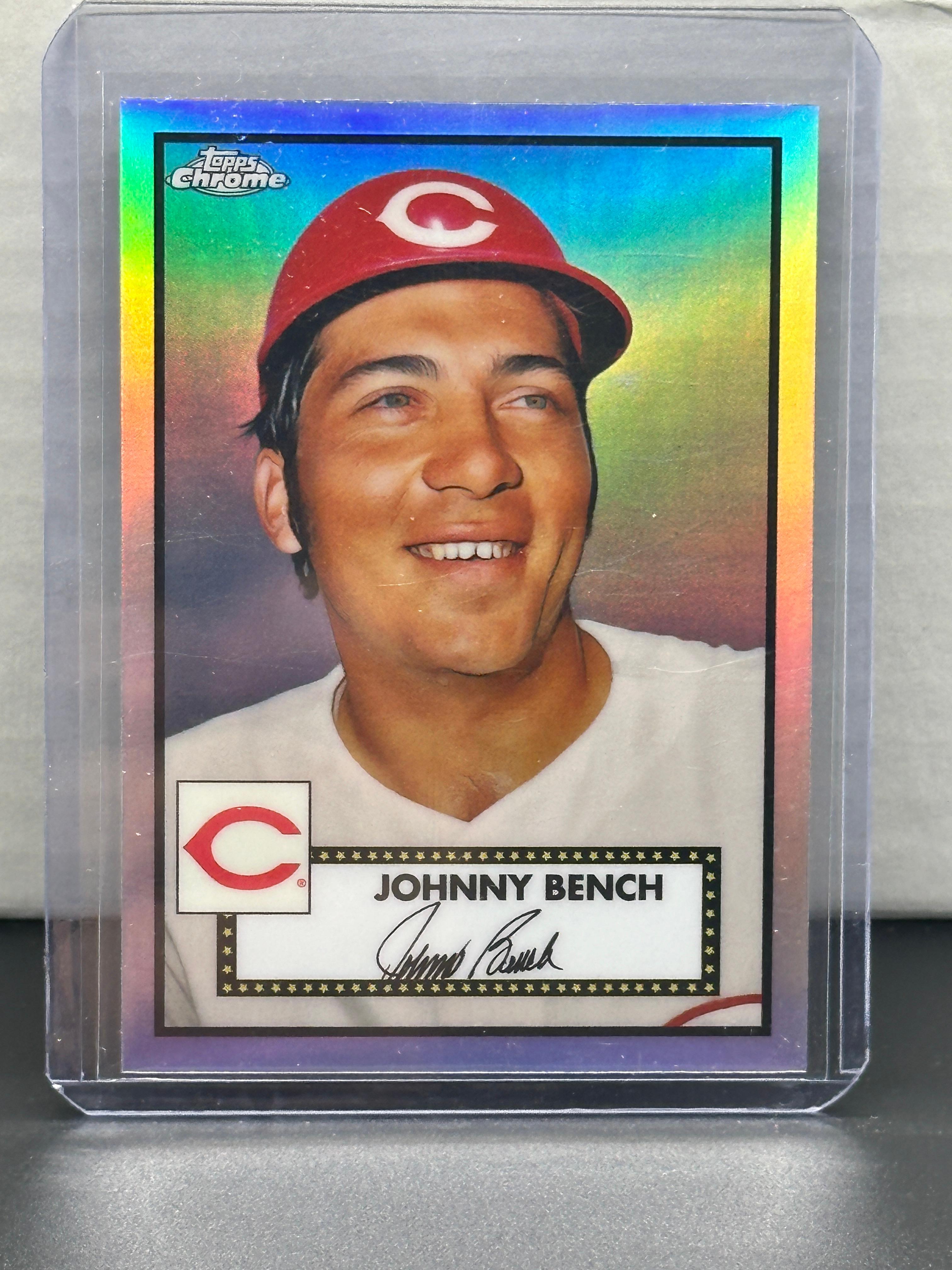 Johnny Bench 2021 Topps Chrome Platinum Refractor #502