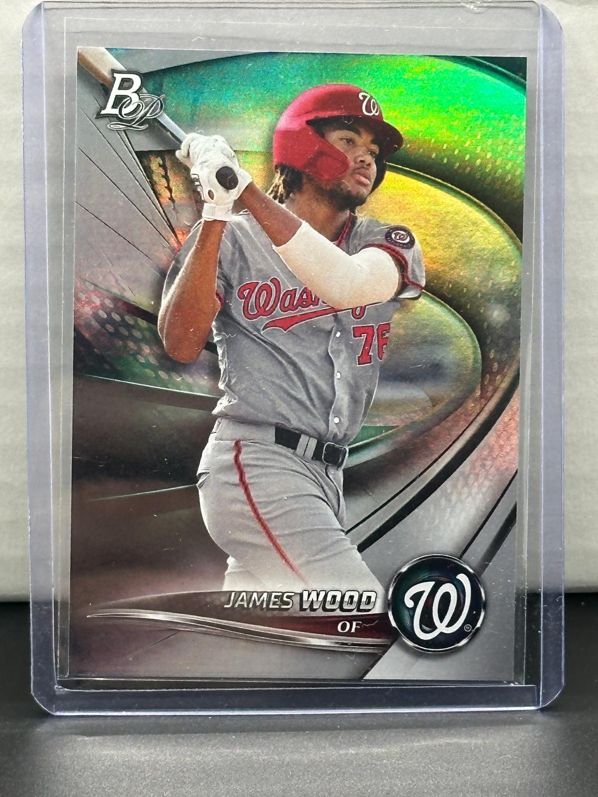 James Wood 2022 Bowman Platinum Top Prospect Rookie #TOP-60