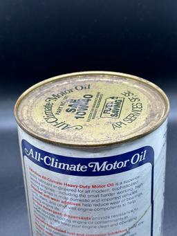 Valvoline All-Climate Motor Oil Can 1 Quart Full Can