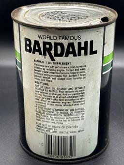 Bardahl Oil Supplement Can 1 Quart Empty