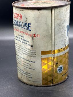 American Standard Super Permalube Motor Oil 1 Quart Full Can