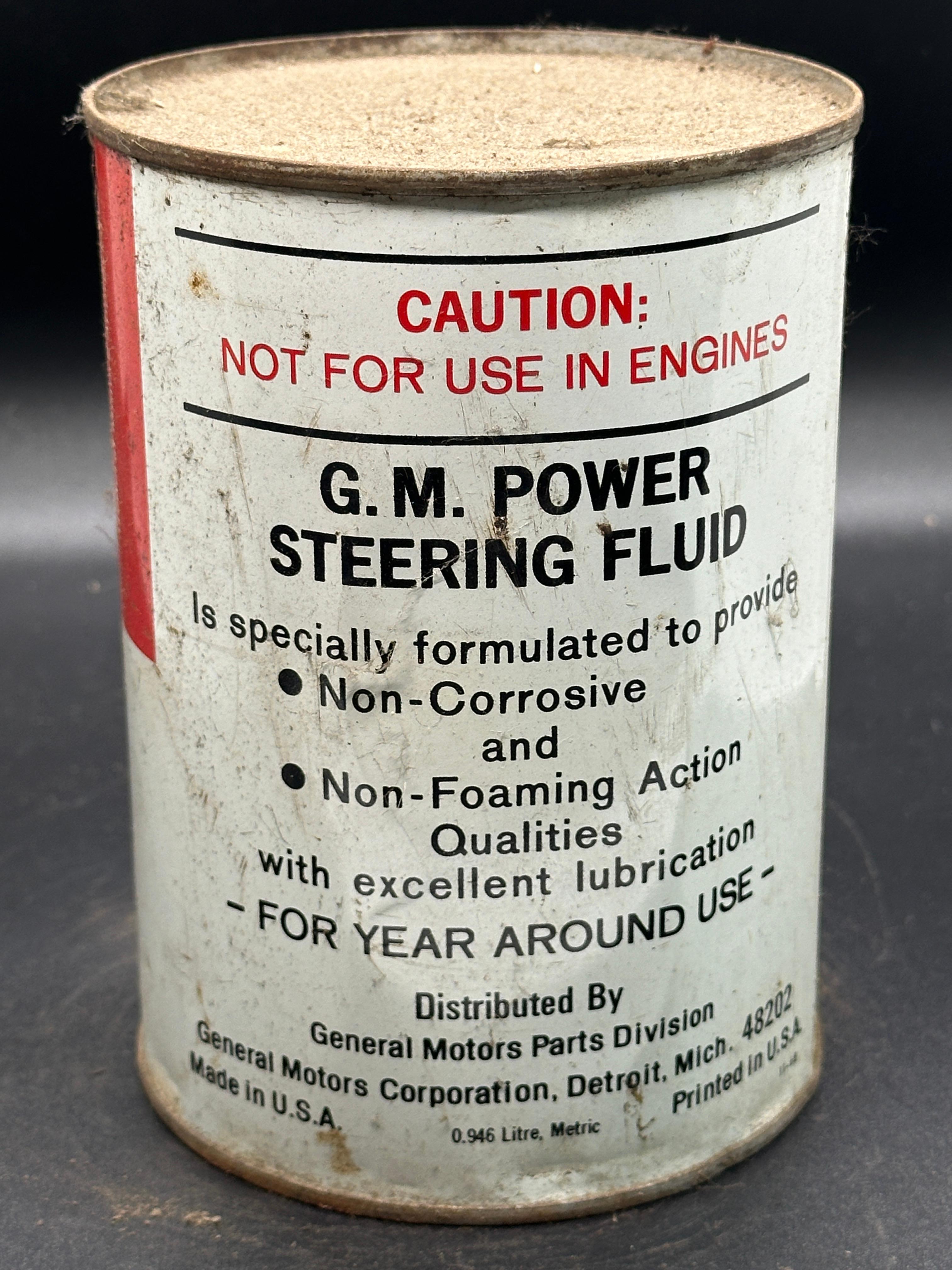 GM Power Steering Fluid 1 Quart Full Can